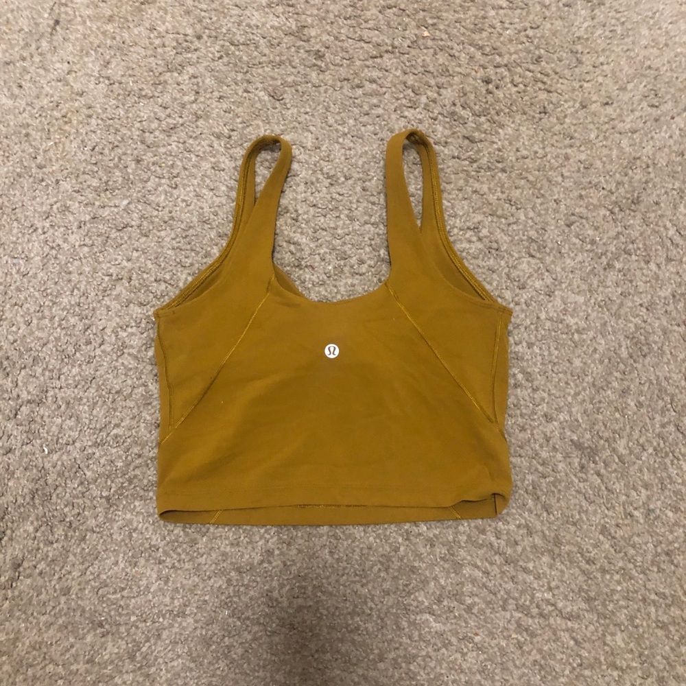 lululemon Align™ Tank Top in  color Gold Spice Size 6 - Picture 4 of 6